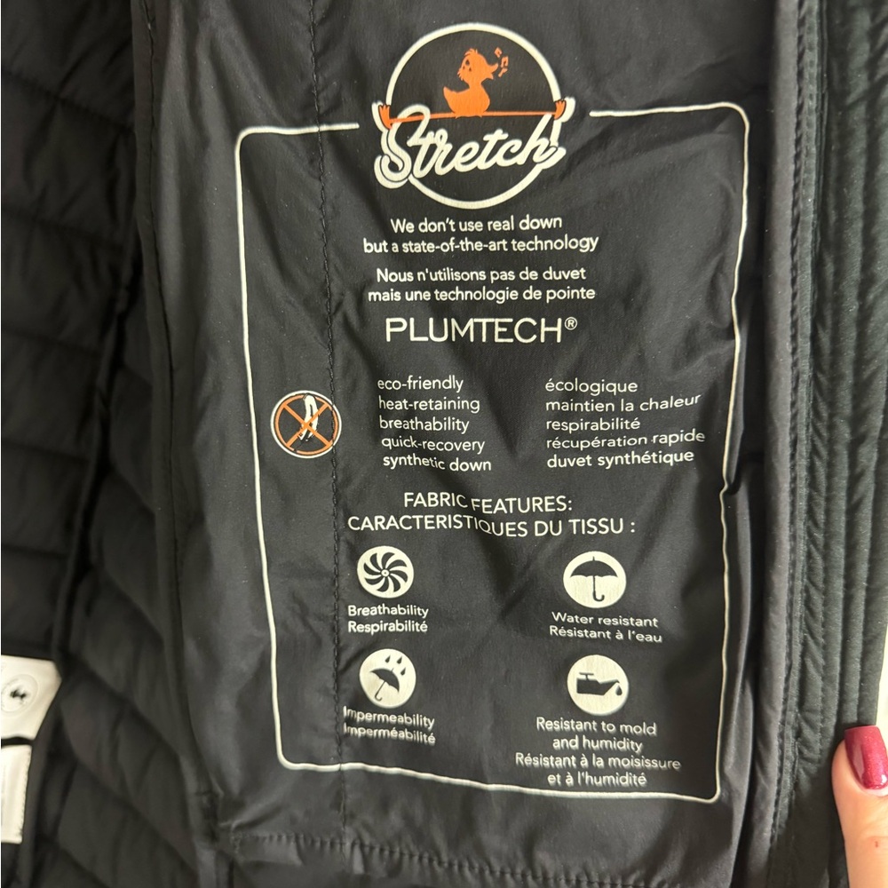 Save the Duck- Women's Black Quilted Jacket - Picture 4 of 5
